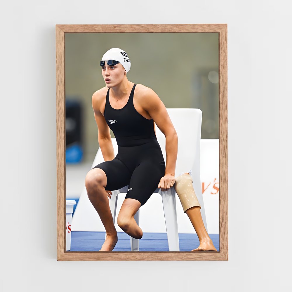 Poster Une Pause Réfléchie – affiche Jeux Olympiques (vue 4)